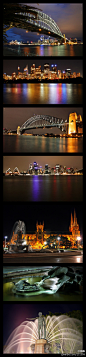 旅游摄影：//@摄雕: 分享图片 流光溢彩 - 悉尼夜景 - 原文地址：http://t.cn/zO5THQX