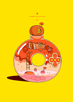 摆烂狂人采集到【插画】扁平化