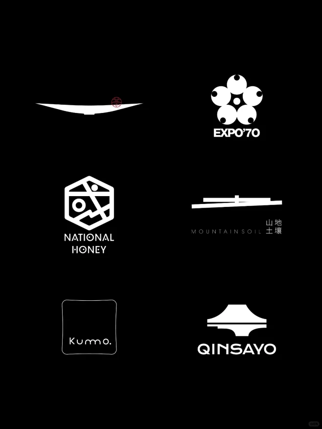 日式极简符号感LOGO设计丨案例分享 - 小红书-花瓣网