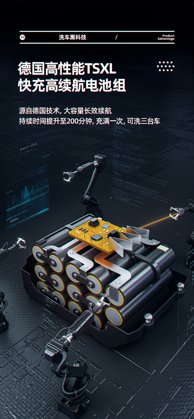 无线洗车机车用家用便携充电式高压水枪大功...