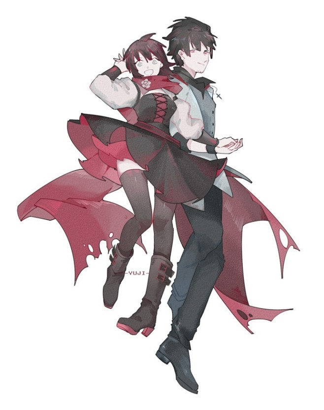 #RWBY#贺V4完结！！画ruby的小...