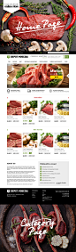 Online store products. Online food shop : Online store of food. CMS Opencart.