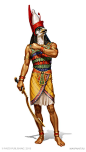 荷鲁斯（Horus）古代埃及神话中法老的守护神，是王权的象征