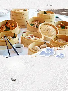 广州粤式港式美食早餐早茶海报背景模板 设计图片 免费下载 页面网页 平面电商 创意素材