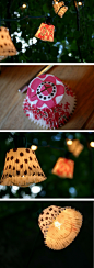 Check out the tutorial on how to make easy DIY outdoor cupcake lights @istandarddesign