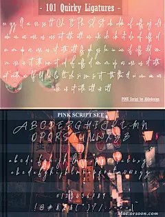 时尚的手写脚本字体Pink Handwritten : 为大家分享一组时尚的手写脚本字体Pink Handwritten，你可以使用这组手写风格字体设计签名、墙面展示、结婚请柬、社交媒体帖子徽标、广告、产品包装、产品设计、标签、摄影、水印、邀请、贺卡等，还在找手写脚本字体的朋友可以来试试哦！