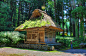 This isn't the main shrine, but I believe a secondary one on the same grounds. I forget the name, but it is the main shrine in Shirakawa-go, a very cool village that everyone should go to at least once.   I made three versions of this pic, one very realis