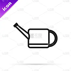 白色,分离着色,黑色,喷壶,计算机图标,线条,农业,直的,植物群,设备用品