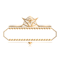 盖茨比香槟金欧式复古字母边框纹理免抠图案 AI矢量 (142)
