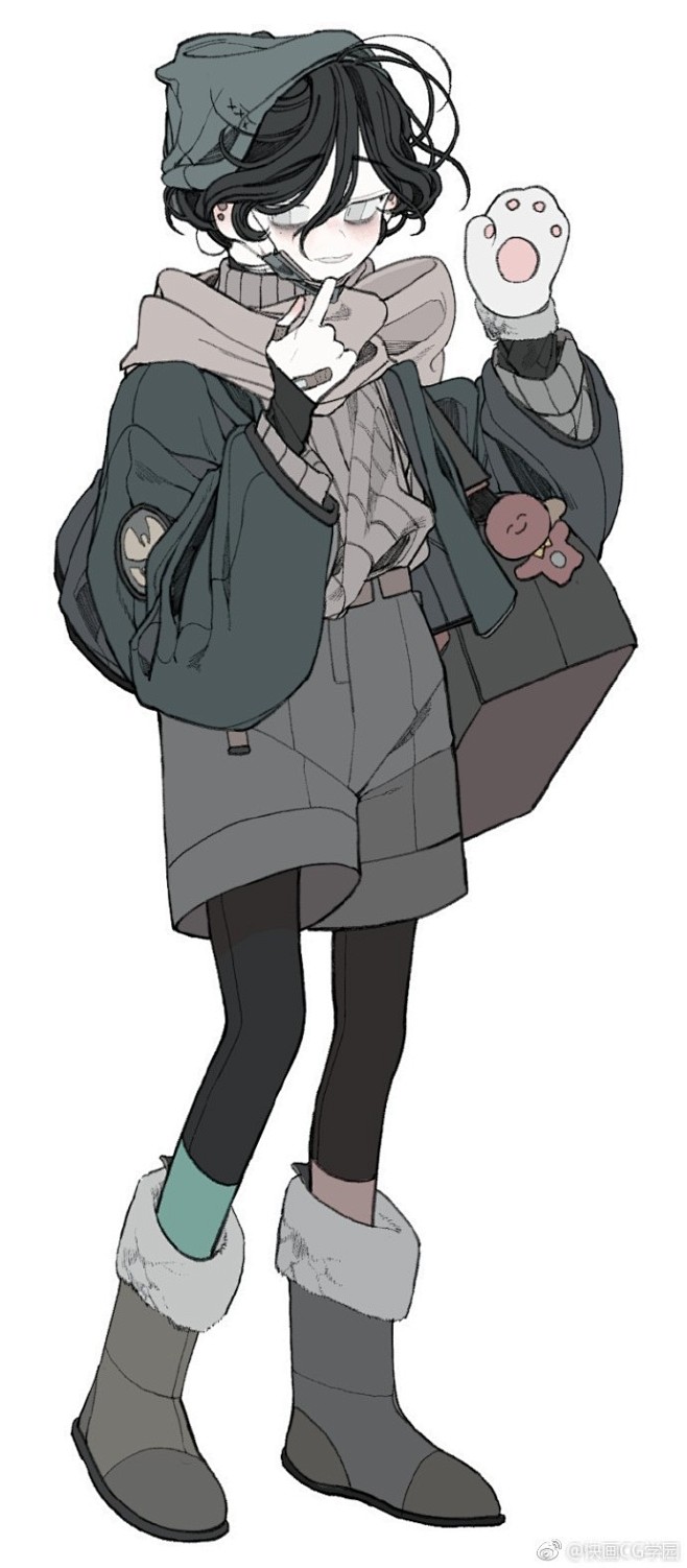 #全球插画师# 韩国画师어고 | twi...