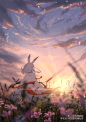#明日方舟 白兔子的归途 - 神楽トール的插画 - pixiv : 白兔子——————呜呜呜呜X﹏X本人超级喜欢的动画画风，不少人应该都看过这位神仙的作品微博画师：-大地寂寂- 已授权上传，我的本意是想让更多人了解他。画师微博地址：https://weibo.com/