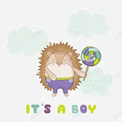 精美卡通刺猬图案高清素材 刺猬手绘 卡通动物 卡通插画 免抠png 设计图片 免费下载