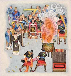 著名国画家、连环画家——项维仁和他的工笔重彩仕女画