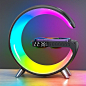 Multifunctional Wireless Charger Stand Alarm Clock Speaker