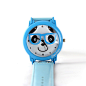 可爱时尚戴眼镜熊猫手表 创意休闲电子表 个性卡通学生流行手表-淘宝网