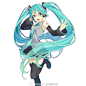 初音ミク与手游公主蓬特于2014年联动清晰插图公开