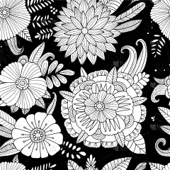 草图,式样,四方连续纹样,可爱的,华丽的,纺织品,壁纸,八仙花属,花,复古