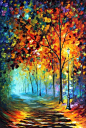 aberrantbeauty:

Fog Alley oil painting by Leonid Afremov