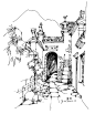 速写 徽派建筑的搜索结果_360图片