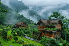 农家景色自然风景壁纸