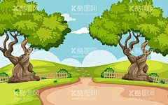 矢量树林背景  - 源文件下载【酷图网】矢量树林背景,树林,森林,丛林,密林,背景,雨林,大树,壁纸,绿色背景,大自然,清新,植物,景色,自然季节,生长,万物生长,风景地形,风景,