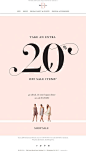 BHLDN Cyber Monday email - Dec. 1, 2014 - "BEST MONDAY EVER?!‏": 
