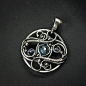 Yema blue - pendant 2 by AMARENOstyle on deviantART@北坤人素材