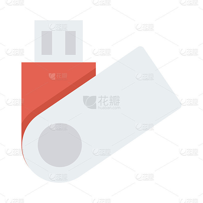 USB平面矢量图标