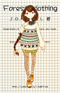 喜欢多多收集哦~#Jonquil蓉# #插画# #森林系# #服装#