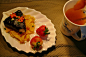 紫菜包饭和蜂蜜柚子茶