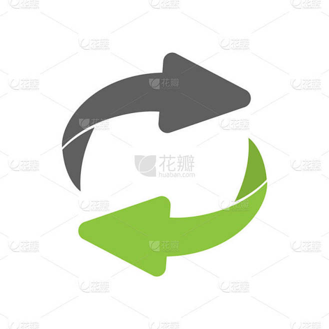 反向交换图标。翻过或翻过箭头。反转标志