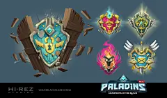 Paladins/圣骑士绝地求生 UI 作品