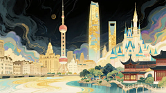 神神多多采集到灵感-AIGC & C4D