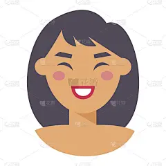 时尚女性面对现代都市生活理念快乐微笑企业家站专业帅气成功成人人物矢量插画