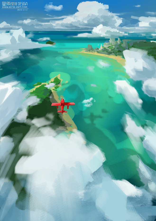 星雨场景精品班 - 学员速涂作业选登, ...