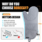 Amazon.com: Rorecay 超长烤箱手套和锅架套装:耐热硅胶烤箱手套和隔热垫隔热垫,适用于厨房烘焙烹饪,绗缝衬里,灰色,6 件装: Kitchen & Dining