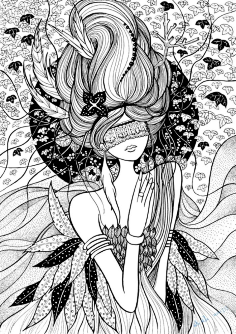 插画 绘画 素描 艺术 铅笔 钢笔 人物3唯-y采集到平面构成【点 线 面