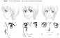 绘画漫画角色基础教学二，五官的画法鼻子嘴巴耳朵篇