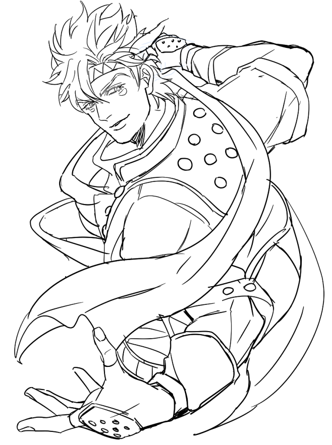 JOJO的奇妙冒险pixiv p站画师:...