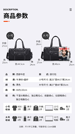 鲁班LuLuLu🐱采集到箱包详情页
