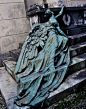 Mourning Woman hugging her son, historic grave sculpture, Nordfriedhof Cemetery, Duesseldorf,