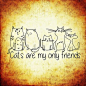 Cat, Friends, Funny, Dear, Animals, Cute