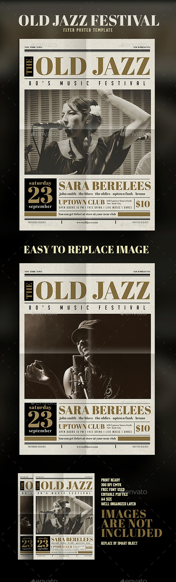 Old Newspaper Jazz F...