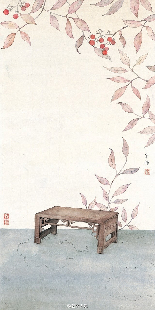 【国画】宋扬工笔画——宋扬，1982年1...