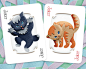 Playing Cats on Behance