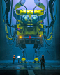 超赞！美国三维数码艺术家 beeple 作品欣赏 605P 科幻 场景 角色 怪兽
