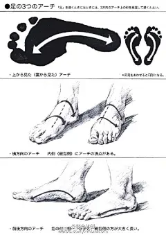 #优动漫好料推荐#【人物教程】脚的简单画法(/≥▽≤/) O网页链接