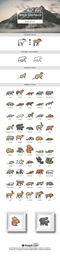 50 wild free animals SVG and PNG icon set