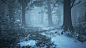 UE4 Winter Forest, Willi Hammes : Realtime forests in Unreal Engine 4, all asset created from scratch with the help of photogrammetry and lots of detailing work in 3ds max and Photoshop. Real-time lights with baked GI, runs at 60fps at 1080p. Check out mo