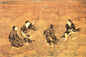 四仙拱寿图商喜商喜(生卒不详)：字惟吉，一作恒吉，濮阳(今河南濮阳)人，一作会稽(今浙江绍兴)人。明宣宗宣德(1426~1435)间供奉内廷，授锦衣卫指挥。精于绘事，尤擅长历史画。